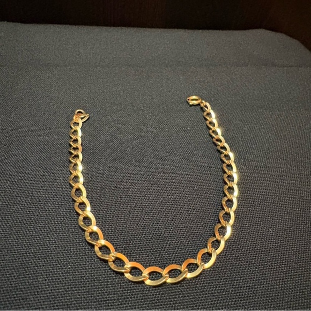 Classic Chunky 12K Gold Filled Link Bracelet